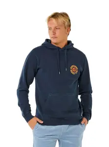 Rip curl pánská mikina Pacific Rinse Hood Dark Navy | Modrá | Velikost M