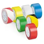 3 x Vinylová značkovací páska, červeno-bílá