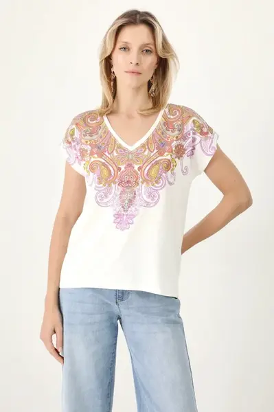 Bavlněné tričko Medicine béžová barva