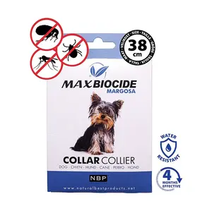 MAX BIOCIDE Collar dog antiparazitní obojek pro psy 38 cm