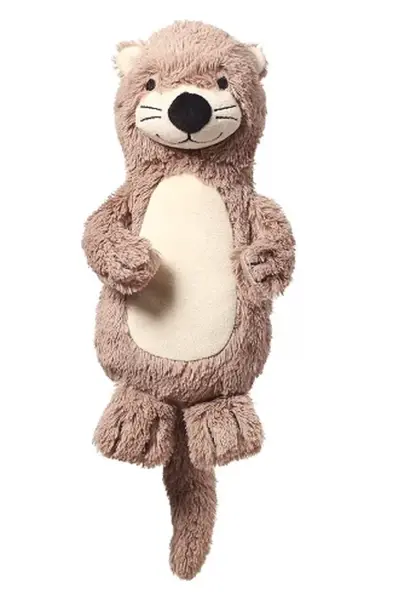Plyšová hračka s hrkálkou Otter Maggie Vydra, béžovo-hnedá