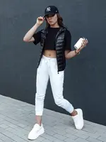 Dámska čierna prešívaná vesta STYLISHZ