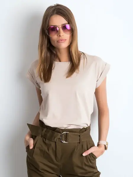 Dámske tričko Fashionhunters Plain