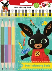 Mini omalovánky s pastelkami Bing
