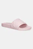 Pantofle Calvin Klein Jeans SLIDE PU HF MG dámské, růžová barva, YW0YW01879