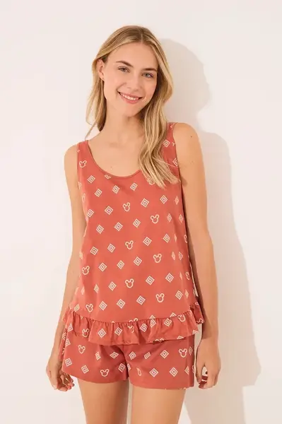 Bavlněné pyžamo women'secret Mickey Mouse