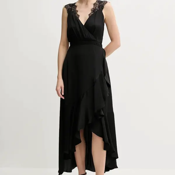 Šaty Morgan RORLA černá barva, maxi, RORLA