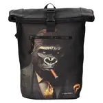 Veľký rolovací batoh New Rebels Gorila - čierna