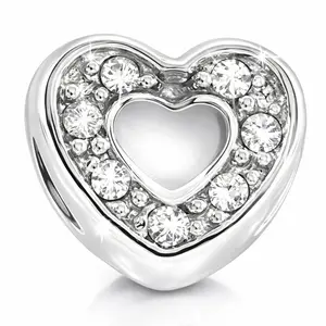 Morellato Ocelový přívěsek Drops Heart Crystals SCZ126