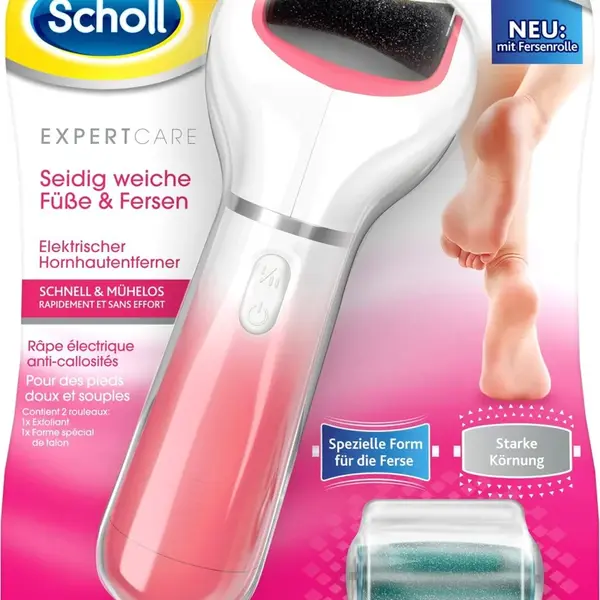 Scholl Elektrický pilník Velvet Smooth a extra drsná hlavice