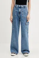 Džíny Tommy Jeans dámské, modrá barva, DW0DW20479