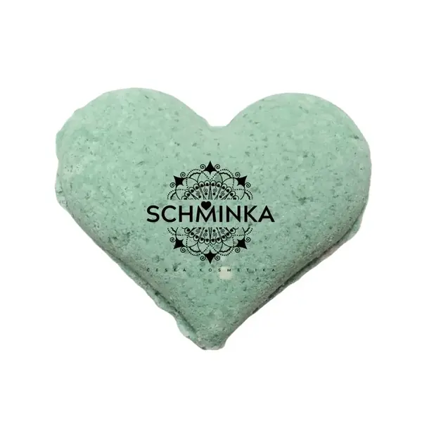 Schminka Šumivé máslové srdíčko do koupele Luční kvítí 45 g