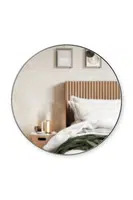 Nástěnné zrcadlo Umbra Hubba Wall Mirror černá barva
