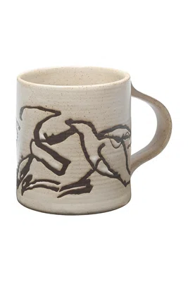 Hrnek ferm LIVING Vuelo Mug 300 ml béžová barva