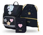 Baagl Školní set Ergo Unicorn Gold