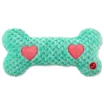 Hračka Dog Fantasy Cuddle Kost nahřívací tyrkysová 30cm