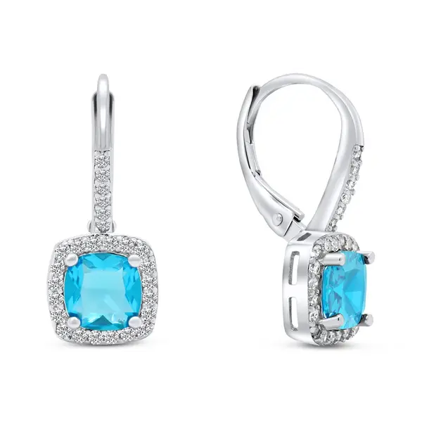 Brilio Silver Třpytivé náušnice se zirkony ze stříbra EA308WAQ