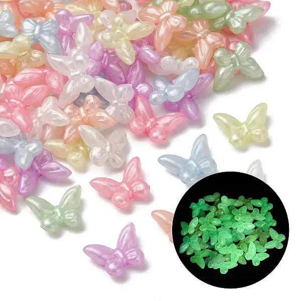 Luminous Transparent Acrylic Beads
