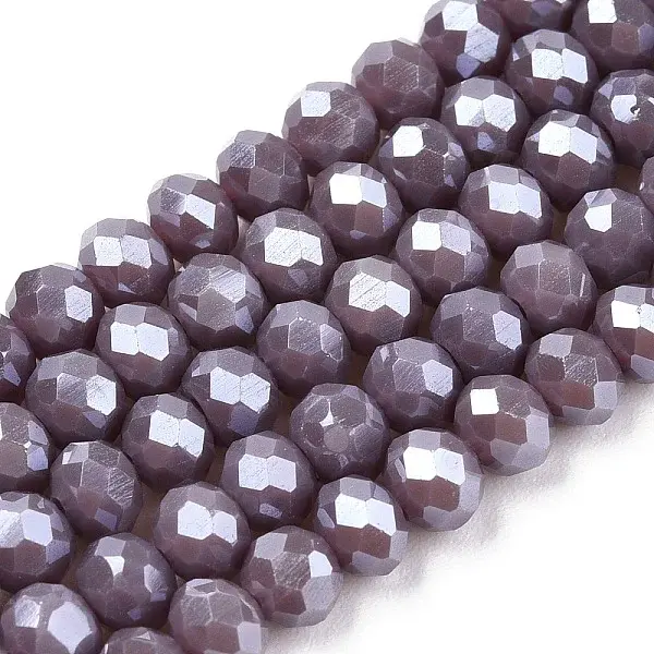 Electroplate Glass Beads Strands