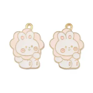 Animal Forest Theme Zinc Alloy Enamel Pendants