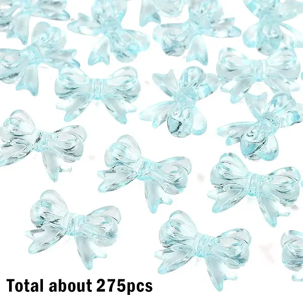 275Pcs Transparent Acrylic Beads