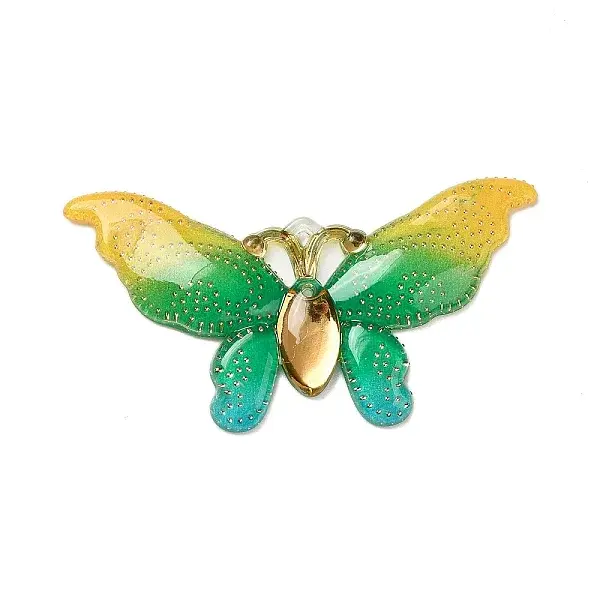 Gradient Color Resin Pendants