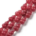 Natural White Jade Beads Strands