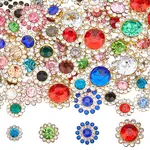 Glass Rhinestone Buttons