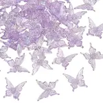 50Pcs Transparent Acrylic Beads