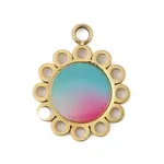 304 Stainless Steel Enamel Pendants