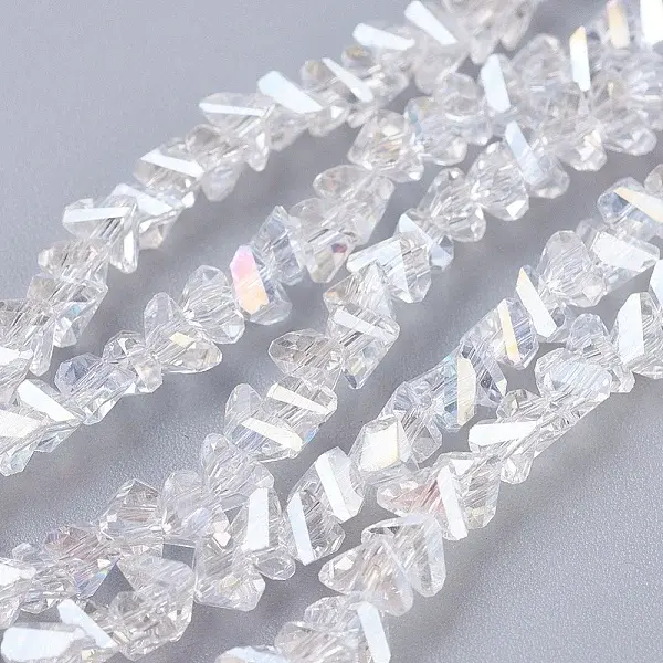 Electroplate Glass Beads Strands