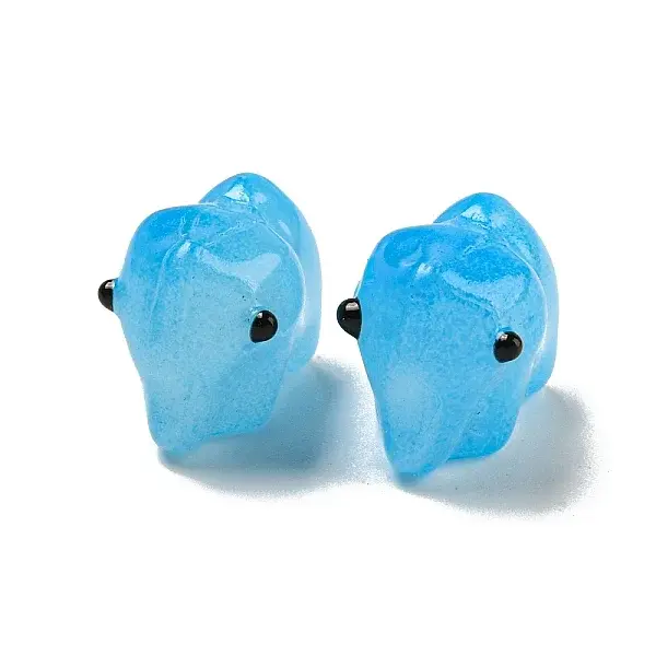 Handmade Transparent Glass Beads