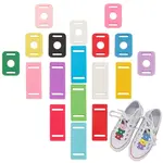 36Pcs 18 Style PVC Shoelace Buckles