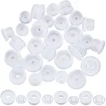 80 Sets 4 Styles Plastic Dustproof Bottle Stoppers