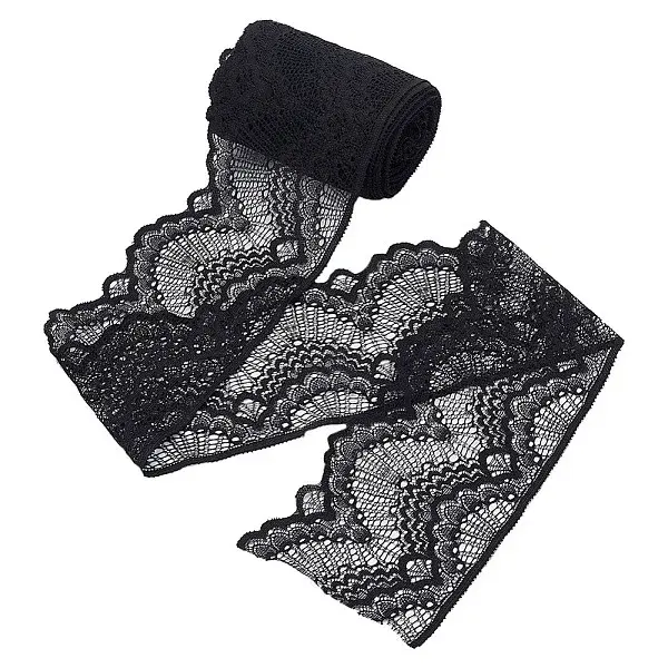 Nylon Embroidery Fan Ribbon