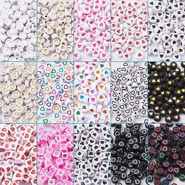 Opaque Acrylic Beads