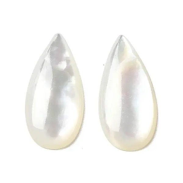 Natural White Shell Cabochons