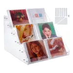 6-Tier Acrylic Nail Polish Bottle Organizer Display Riser Stands