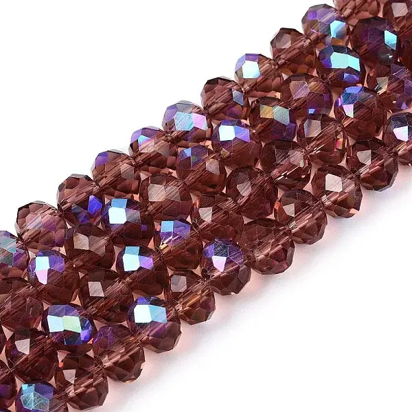 Electroplate Glass Beads Strands