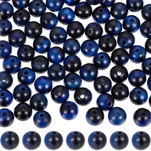 126Pcs Natural Tiger Eye Beads