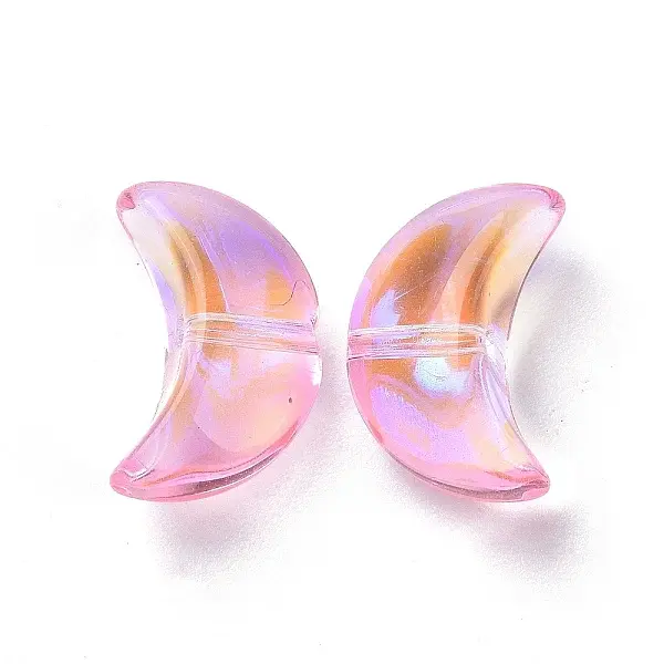 Transparent Electroplate Glass Beads