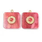 304 Stainless Steel Resin Pendants