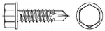 MDtools Šrouby samovývrtné TEX DIN 7504K, 6hranné, rozměr 3,9x19, balení 20 kusů Velikost: 3.9x16 mm