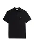 TOMMY HILFIGER Tričko 'Relaxed Fit Stripe Crepe'  čierna