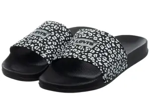 Levi's - Dámské žabky - Black Leopard