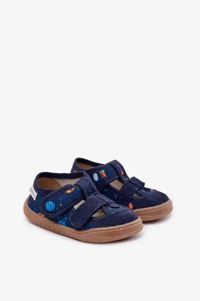 Milami dětské barefoot pantofle s raketami a planetami