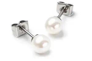 Boccia Titanium Titanové náušnice s perlou 0536-01