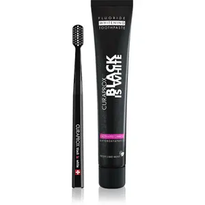 Curaprox Black is White sada zubní péče