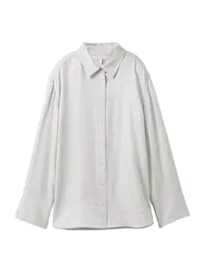 TOM TAILOR DENIM Blúzka  svetlosivá