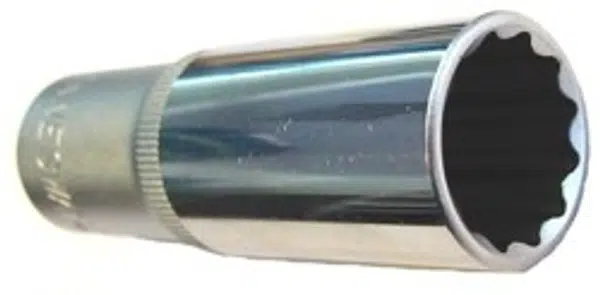 Nástrčná hlavice prodloužená 1/2", 12-hranná, 27mm - JONNESWAY S04HD4727 Velikost: 27 mm